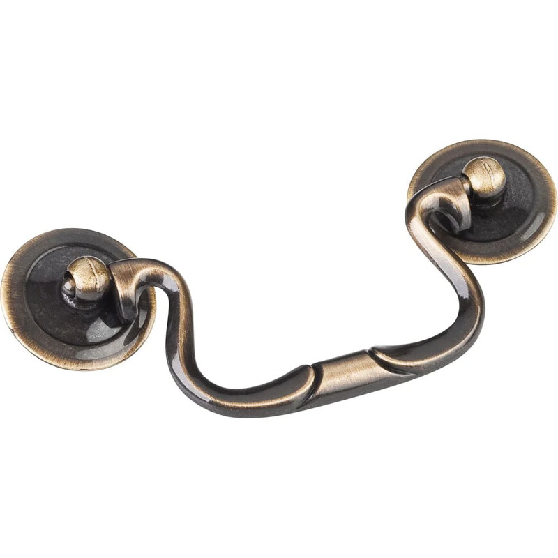Kingsport Pull, 3.5" C/C, Brushed Antique Brass